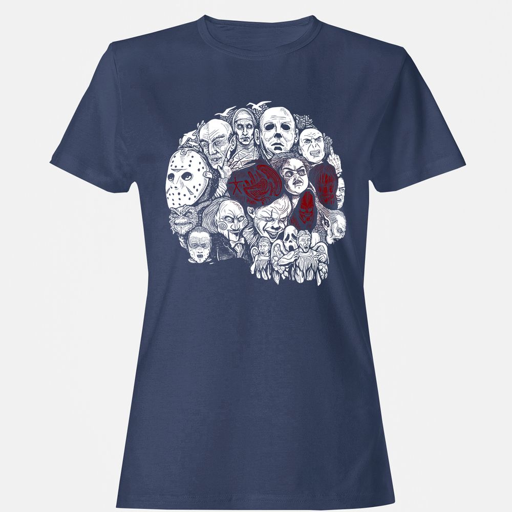 Women's T-Shirt - FMBFNE8Q - Navy - 10