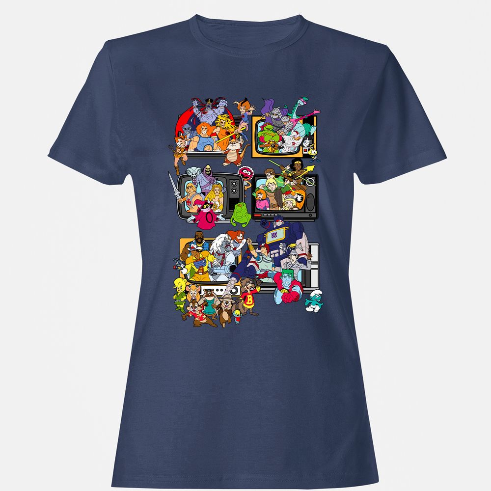 Women's T-Shirt - 1337REM3 - Navy - 10