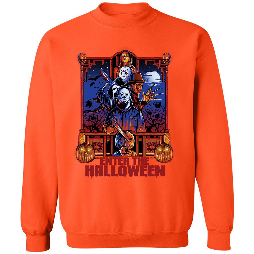 Classic Unisex Sweatshirt - D79DMT1R - Orange - 10