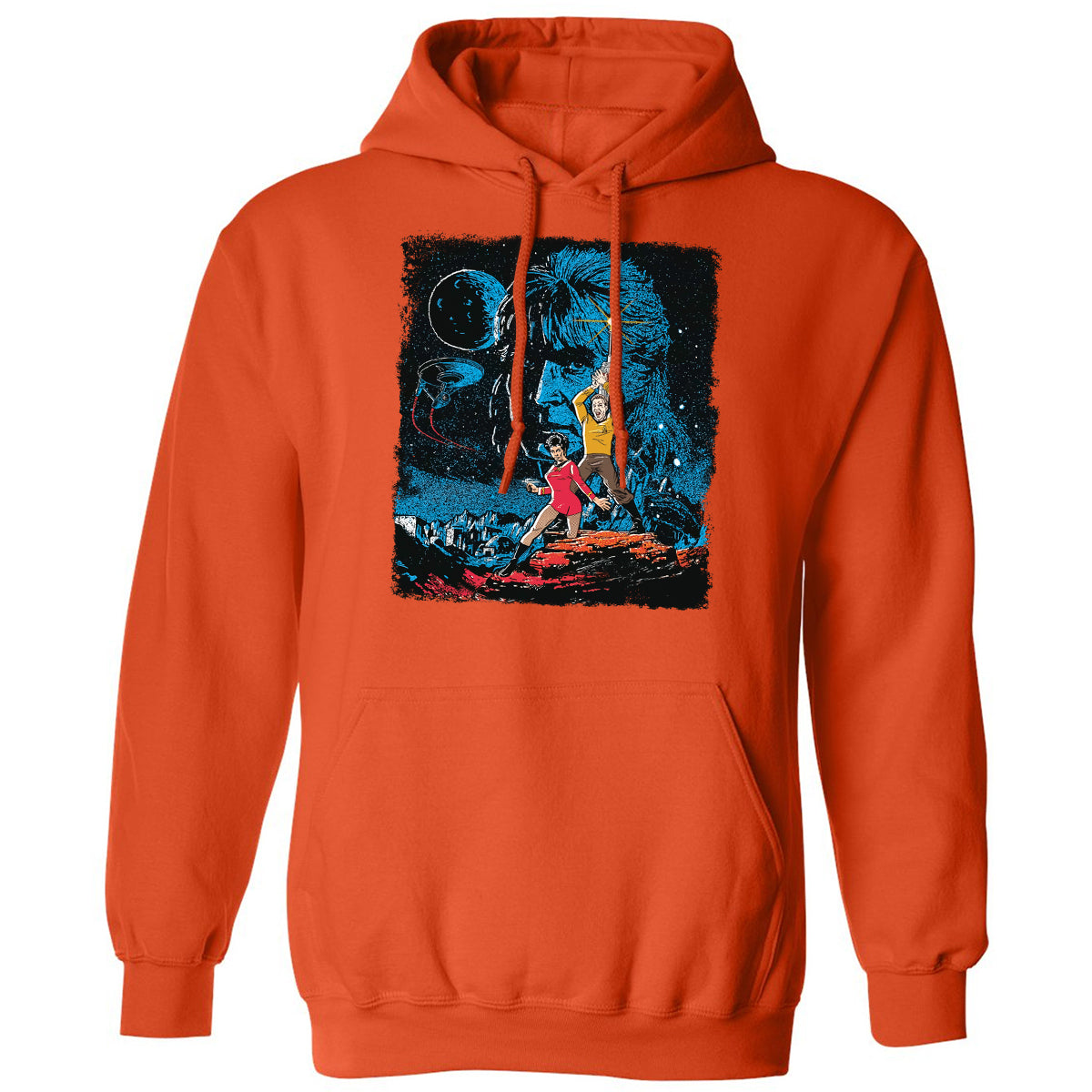 Classic Unisex Hoodie - AMXBF1TB - Orange - 10