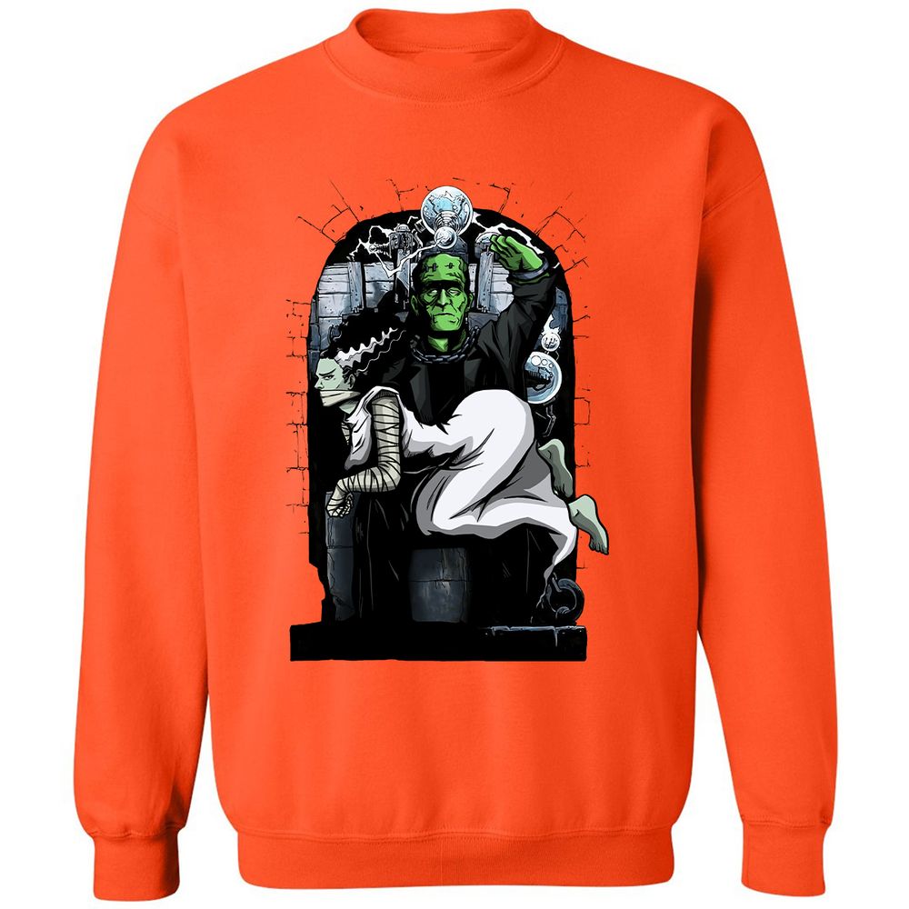 Classic Unisex Sweatshirt - 9JCLLJXY - Orange - 10