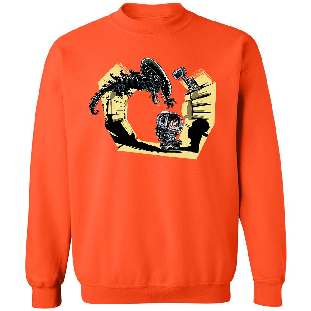 Classic Unisex Sweatshirt - 3VYKDW1J - Orange - 10