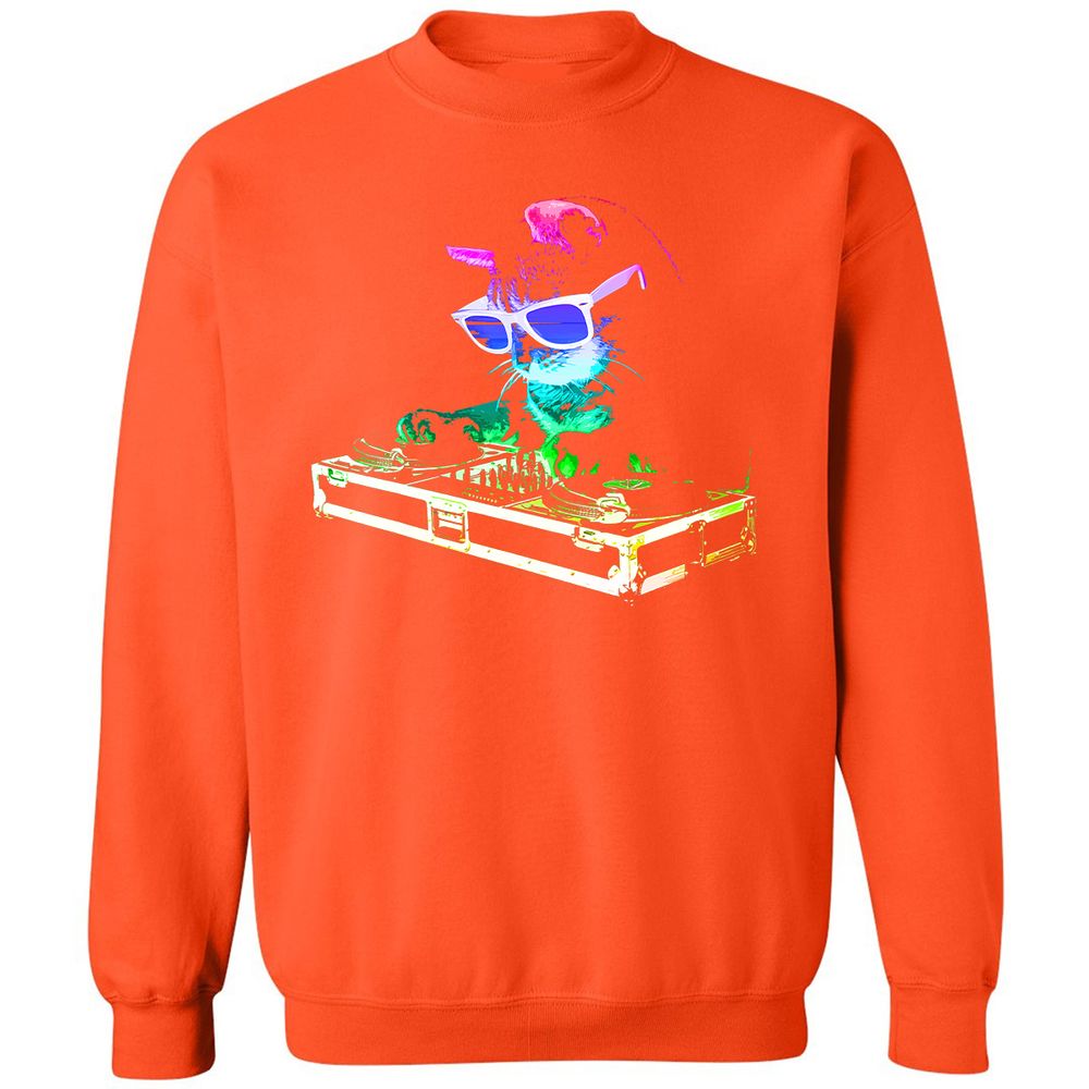 Classic Unisex Sweatshirt - 76LQEJ8U - Orange - 10