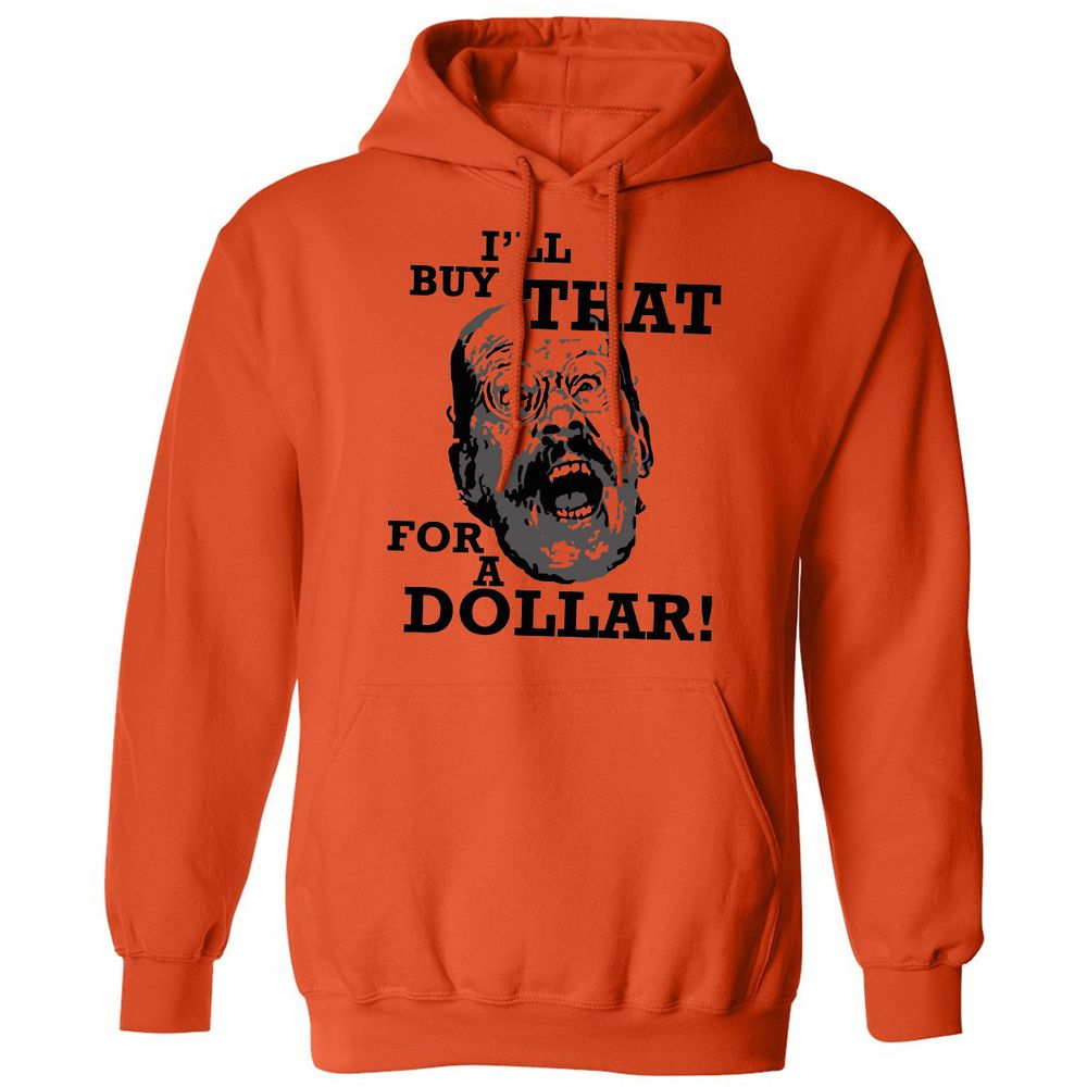 Classic Unisex Hoodie - M1DCR555 - Orange - 10