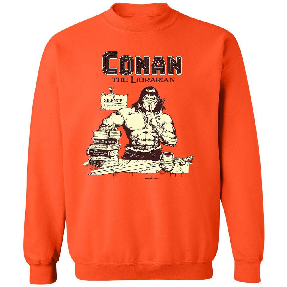 Classic Unisex Sweatshirt - 3FUSDD38 - Orange - 10