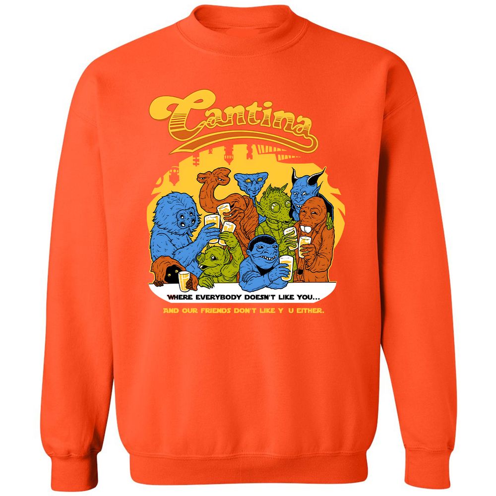 Classic Unisex Sweatshirt - V4DGV34Q - Orange - 10