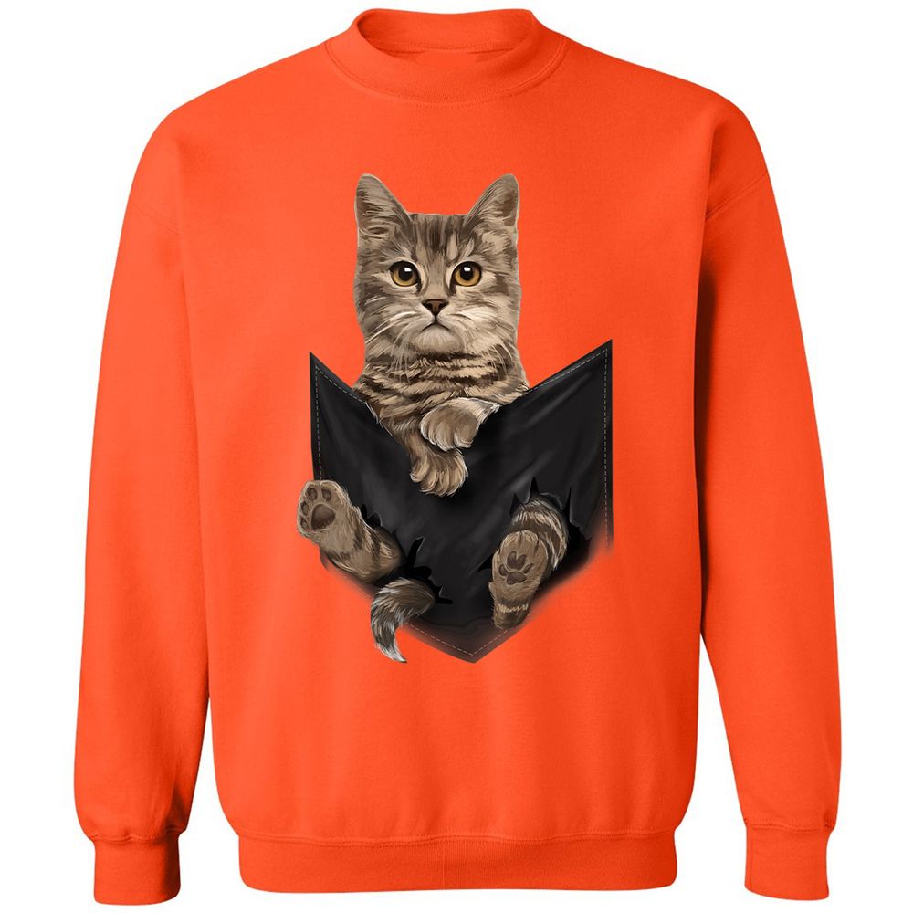 Classic Unisex Sweatshirt - 7RU9M2ZM - Orange - 10