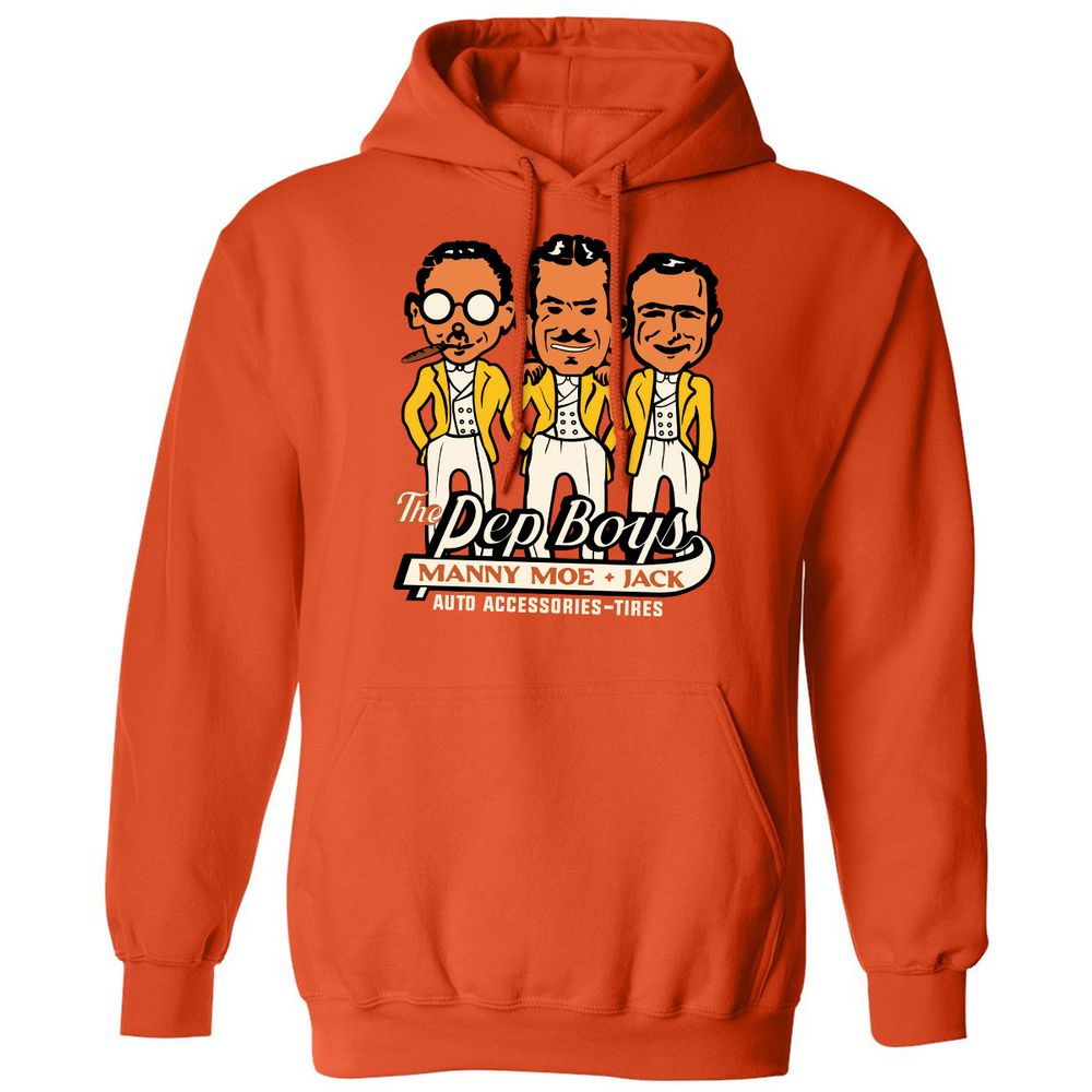 Classic Unisex Hoodie - FPWU1H9X - Orange - 10