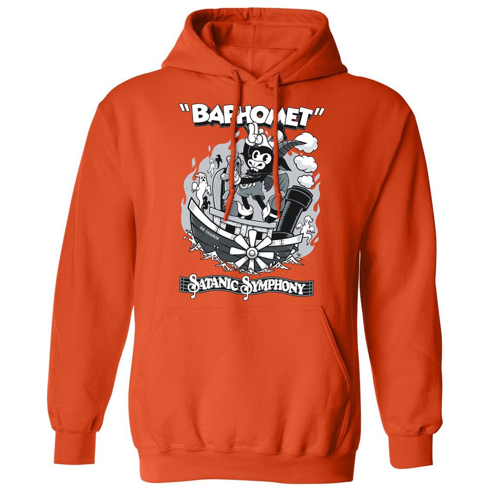 Classic Unisex Hoodie - JUC4HCTX - Orange - 10