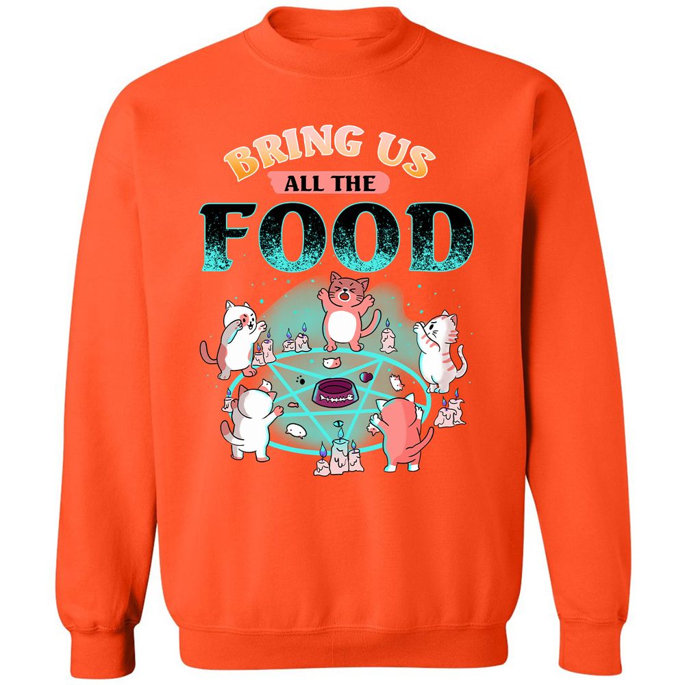 Classic Unisex Sweatshirt - UAH3TKDH - Orange - 10