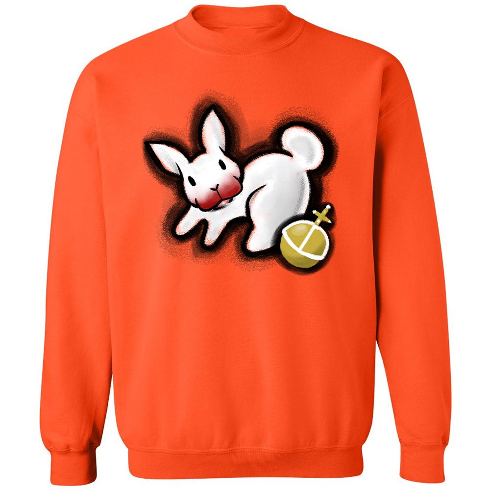 Classic Unisex Sweatshirt - 6X58QWVE - Orange - 10