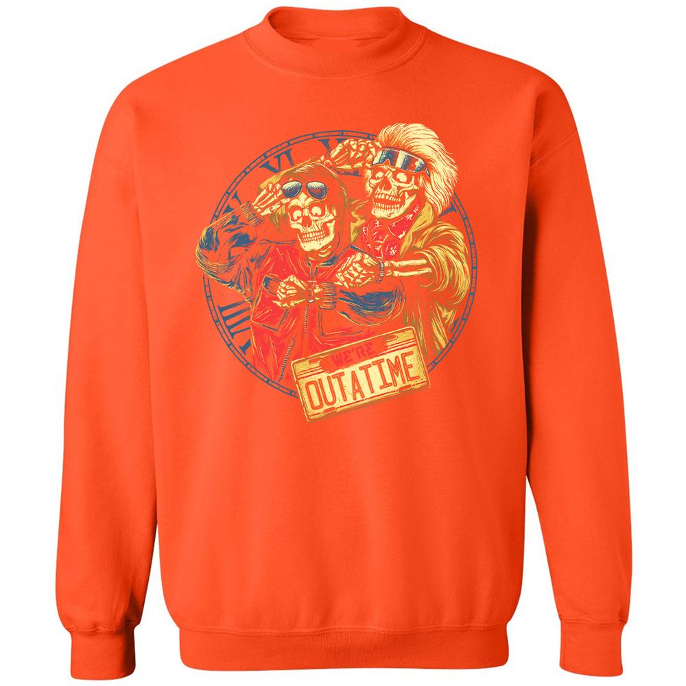 Classic Unisex Sweatshirt - B4HX1HPK - Orange - 10