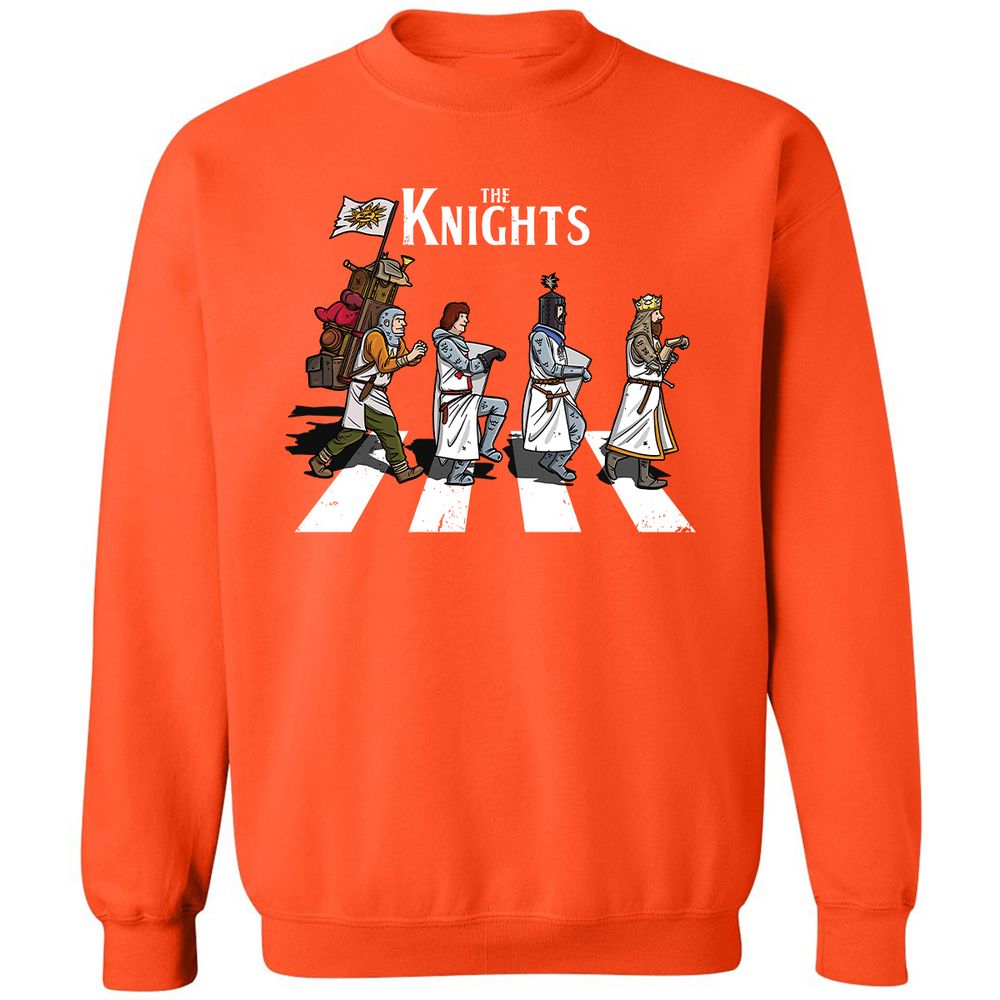 Classic Unisex Sweatshirt - B6RJGF56 - Orange - 10