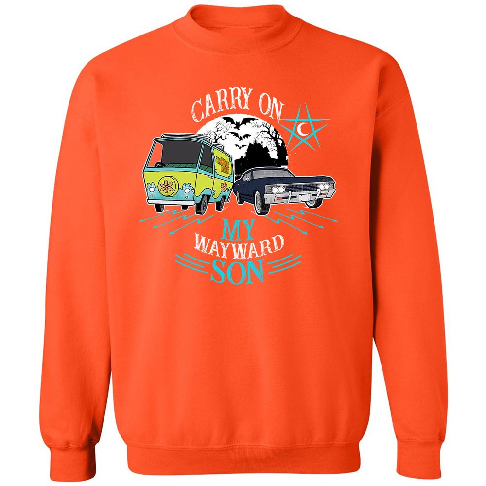 Classic Unisex Sweatshirt - UPKXTGYD - Orange - 10