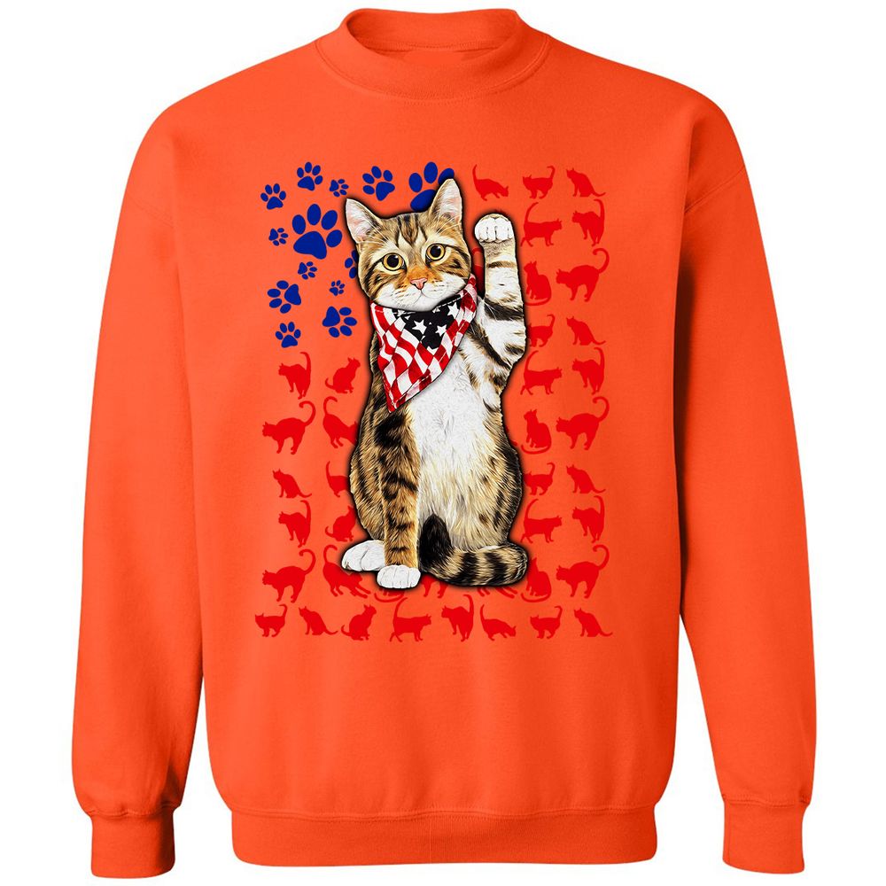 Classic Unisex Sweatshirt - 6QXLB2L7 - Orange - 10
