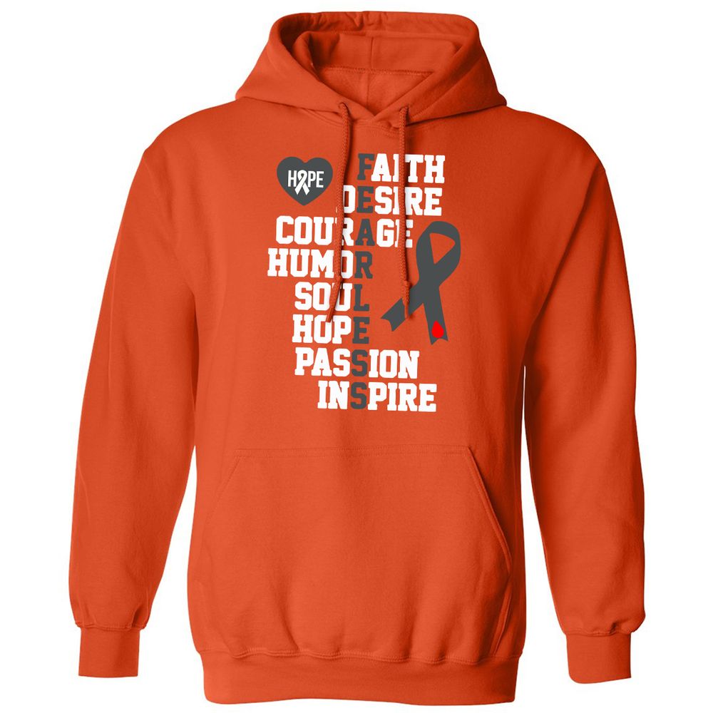 Classic Unisex Hoodie - W91EMD54 - Orange - 10