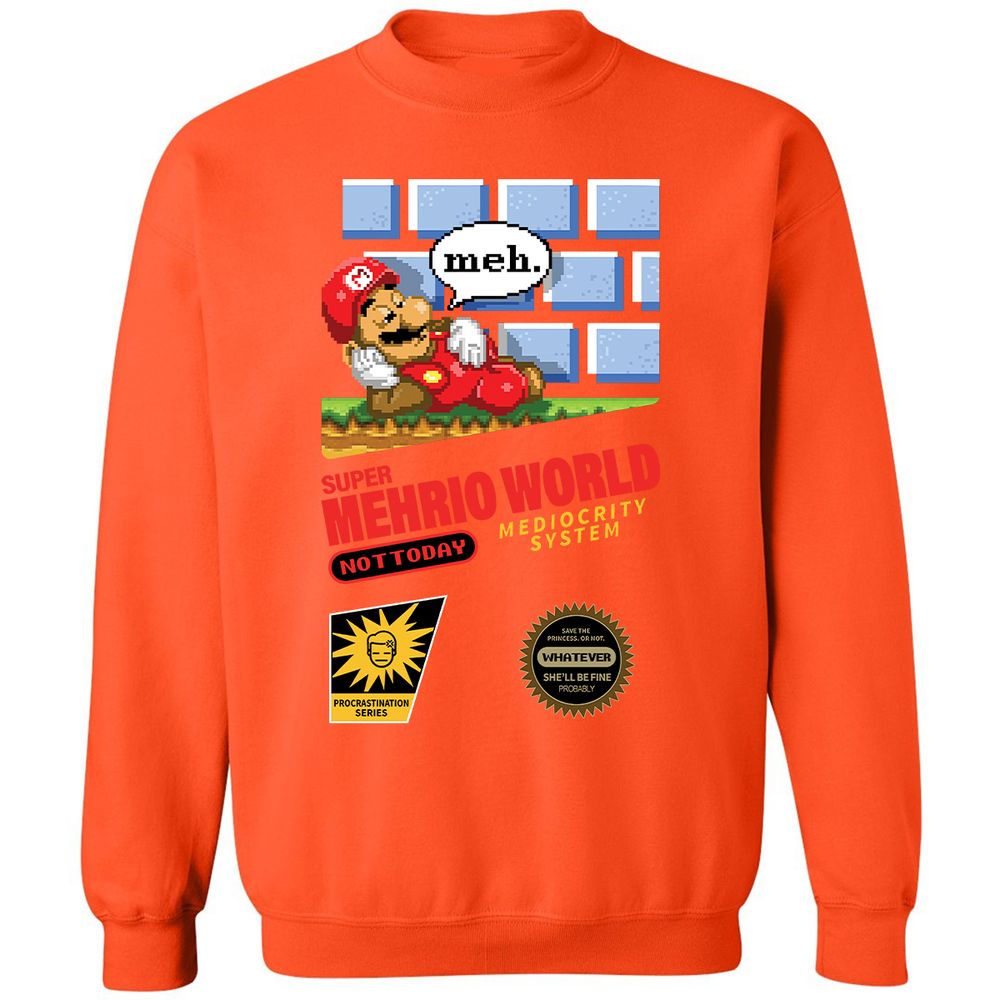 Classic Unisex Sweatshirt - 776W3FVS - Orange - 10