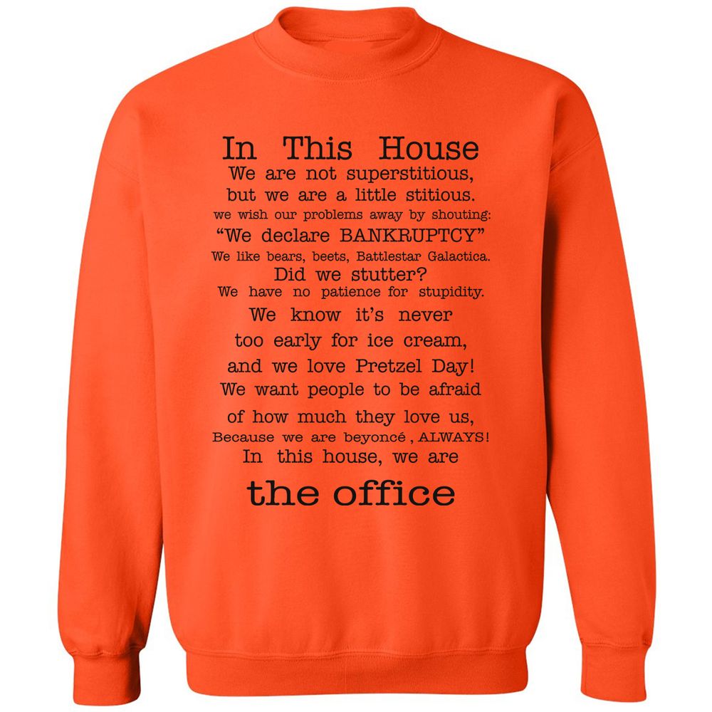 Classic Unisex Sweatshirt - Y8HNNAFM - Orange - 10