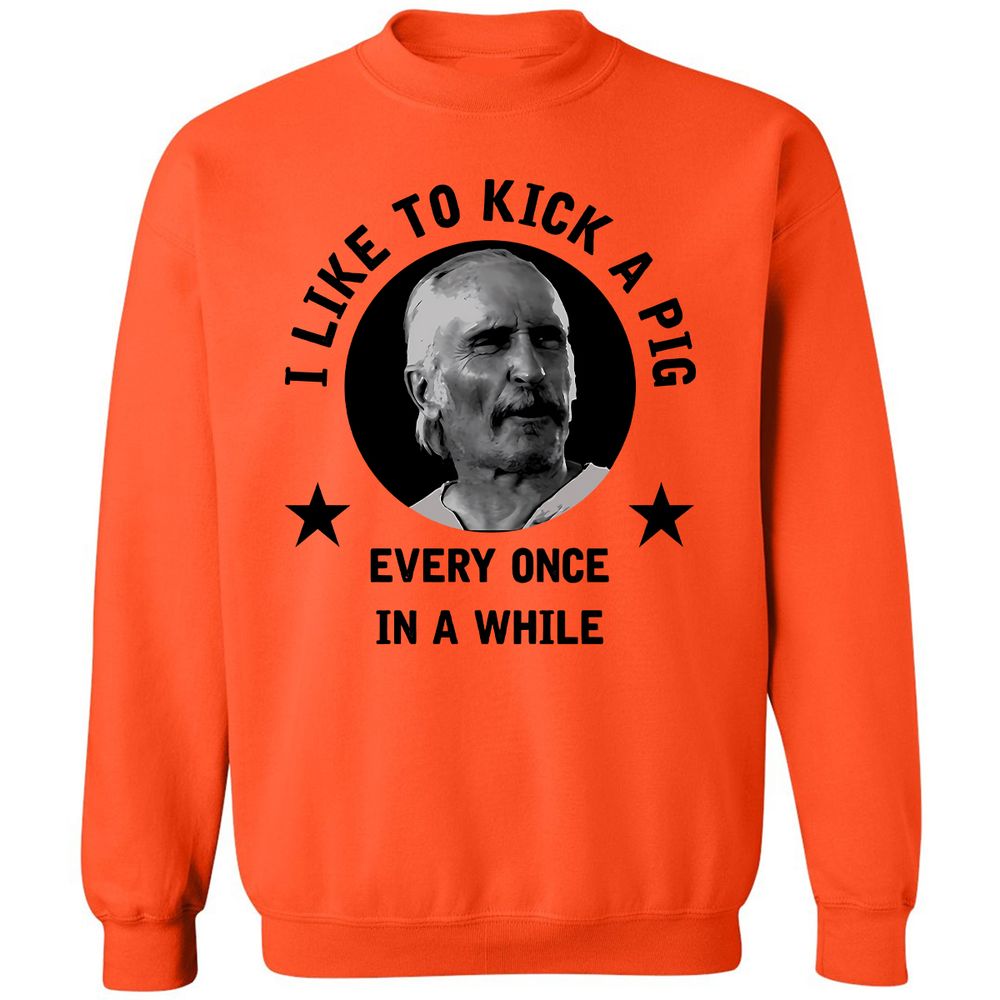 I like to kick a pig - Orange - 10