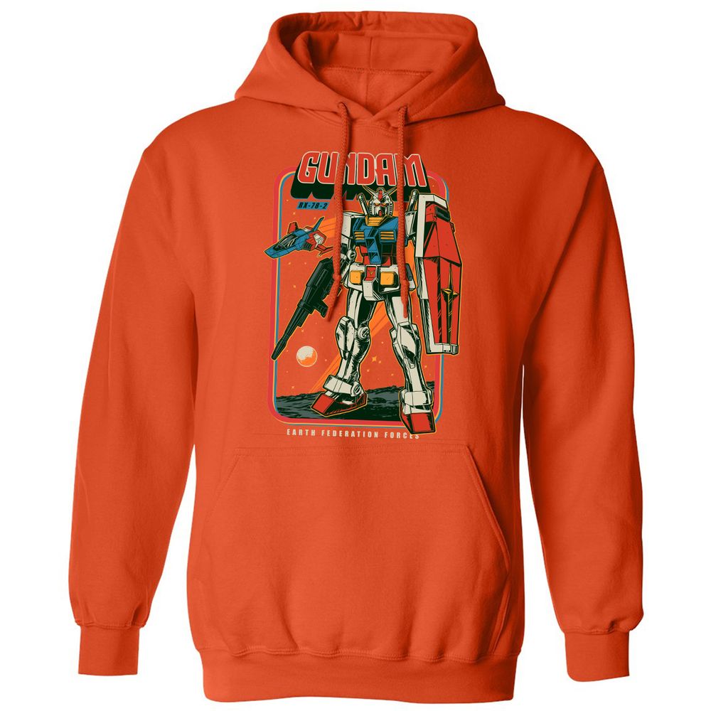 Classic Unisex Hoodie - LXW76KWU - Orange - 10