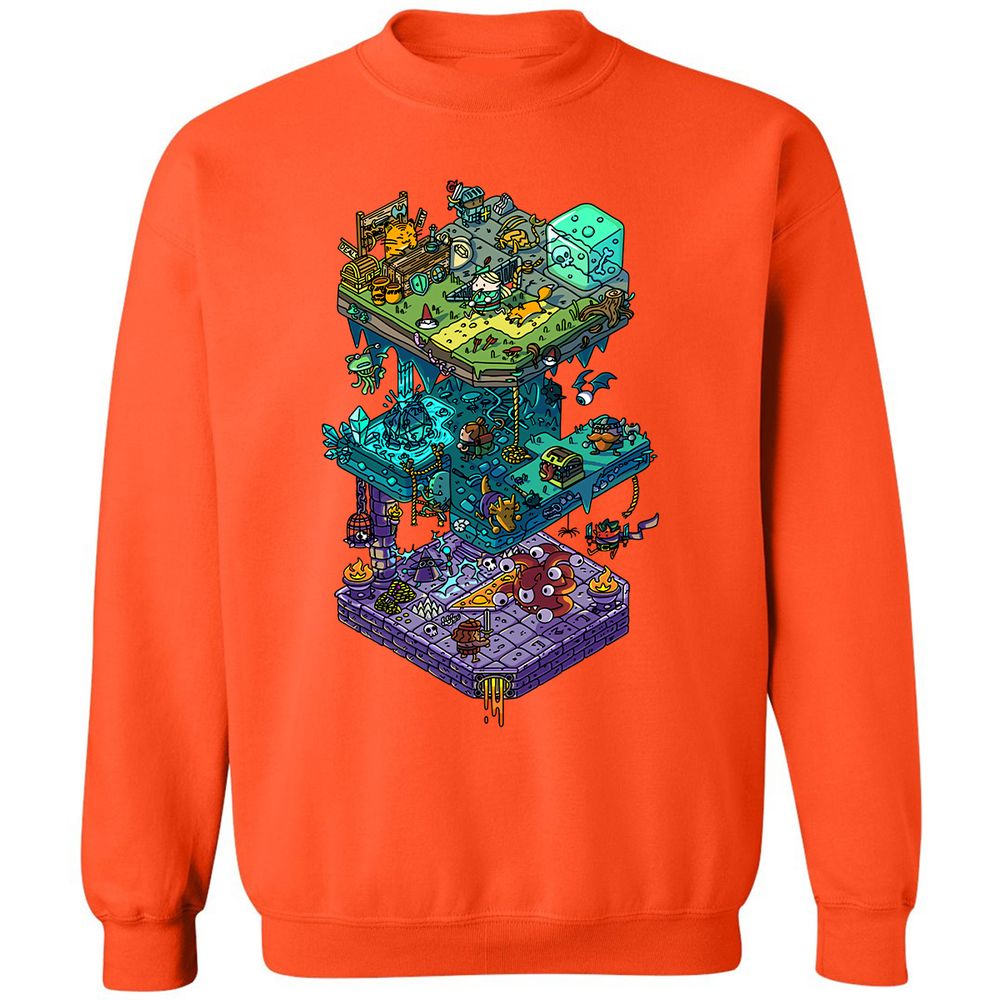 Classic Unisex Sweatshirt - YK5FSWK7 - Orange - 10