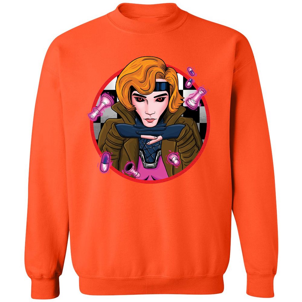 Classic Unisex Sweatshirt - BEMDX24L - Orange - 10