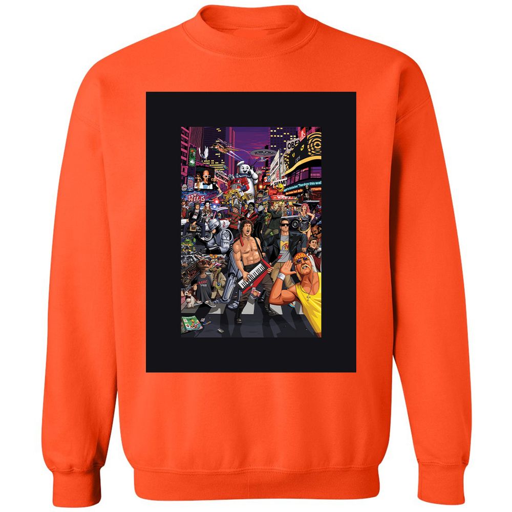 Classic Unisex Sweatshirt - 5E2MUU74 - Orange - 10