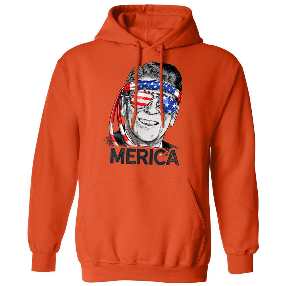 Classic Unisex Hoodie - 7WFEGMUR - Orange - 10