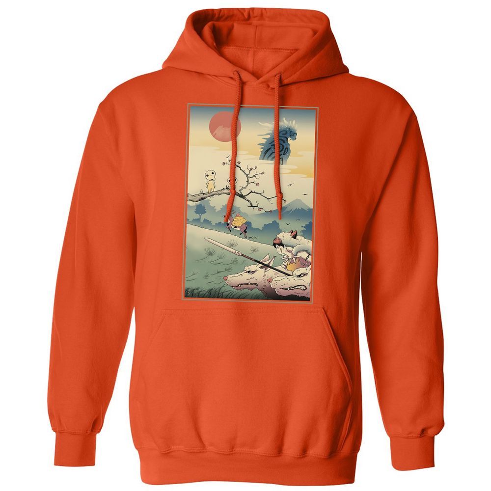 Classic Unisex Hoodie - 8151QKT3 - Orange - 10