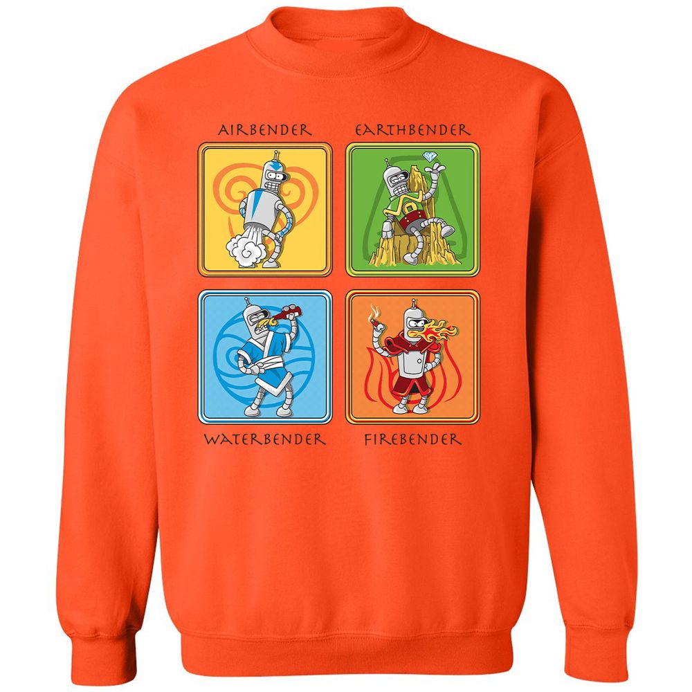 Classic Unisex Sweatshirt - EMV3DF6T - Orange - 10