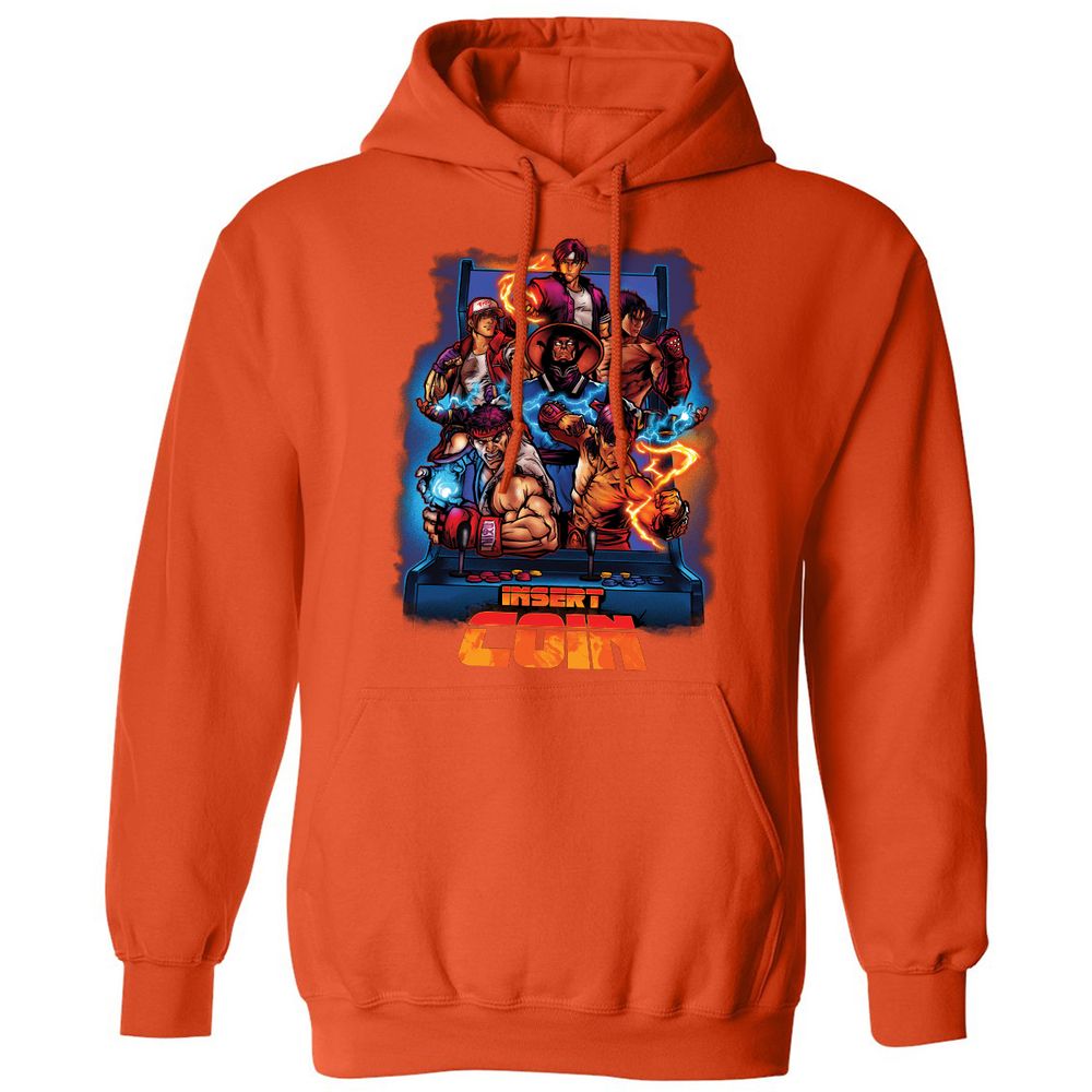 Classic Unisex Hoodie - 2V34TBUQ - Orange - 10