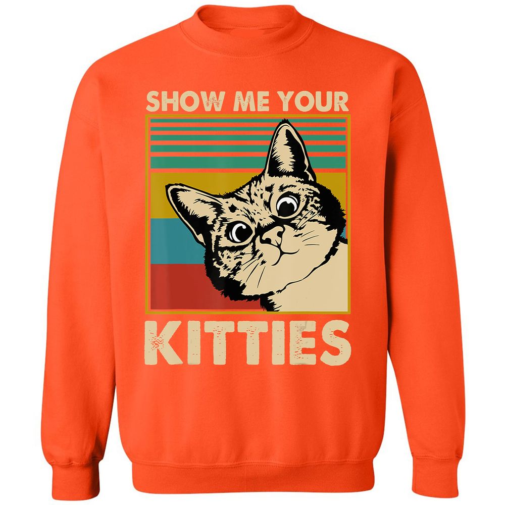 Classic Unisex Sweatshirt - M5BG5B9R - Orange - 10