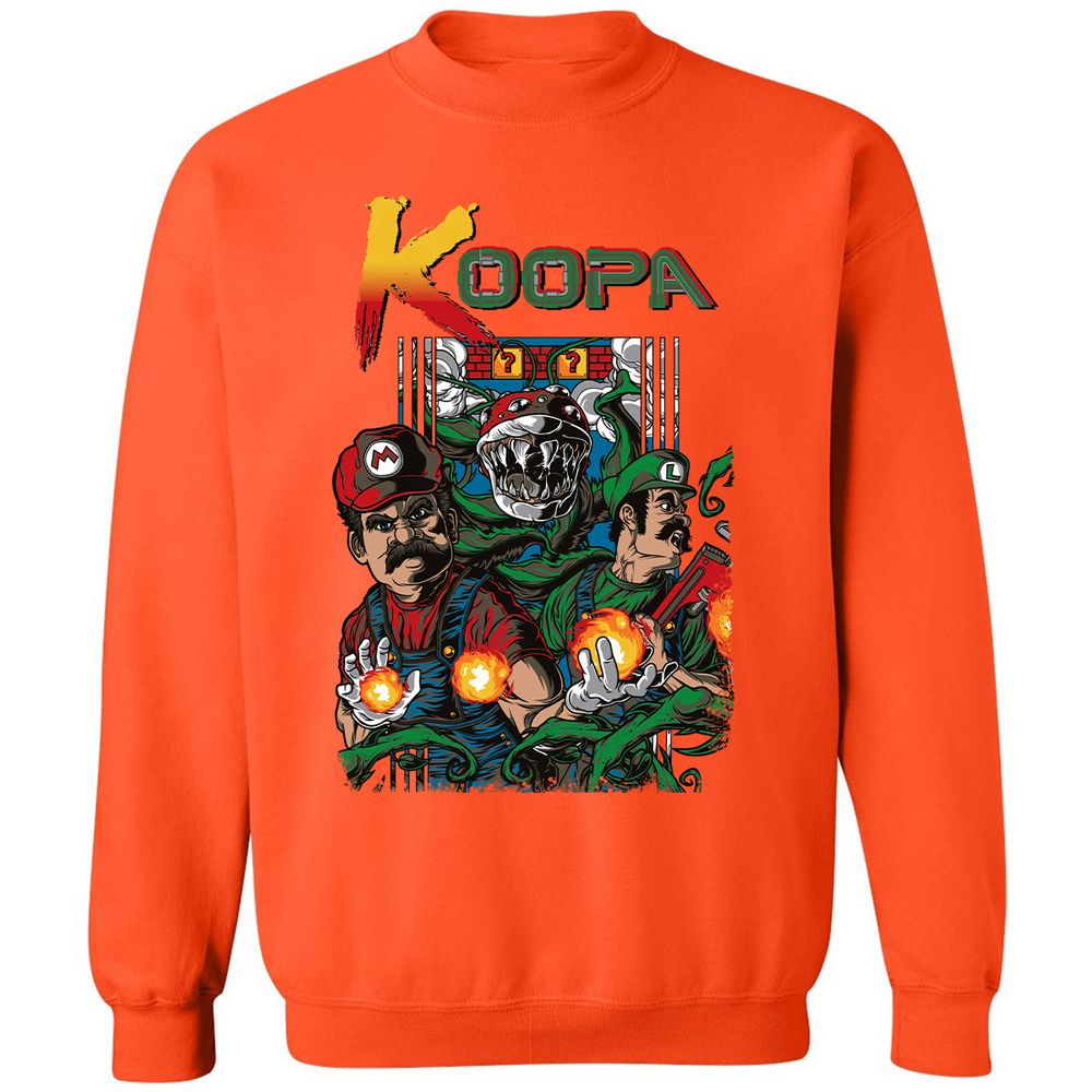 Classic Unisex Sweatshirt - WVJVYK82 - Orange - 10