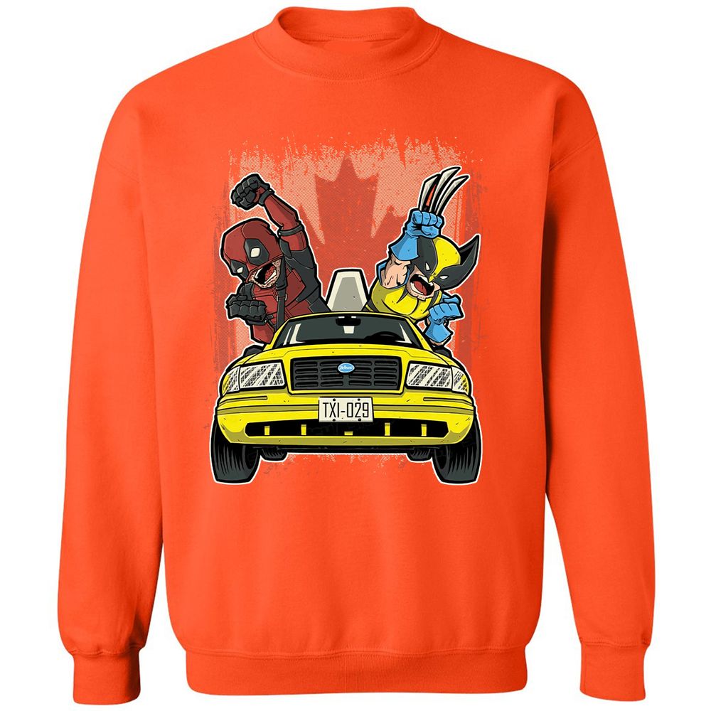 Classic Unisex Sweatshirt - QWCKBJBJ - Orange - 10