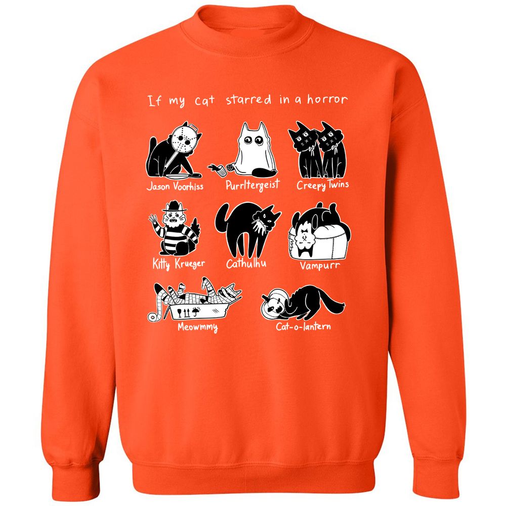 Classic Unisex Sweatshirt - N4V3T557 - Orange - 10