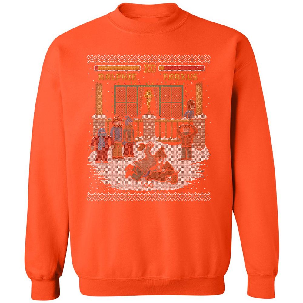Classic Unisex Sweatshirt - TUV9NEDS - Orange - 10