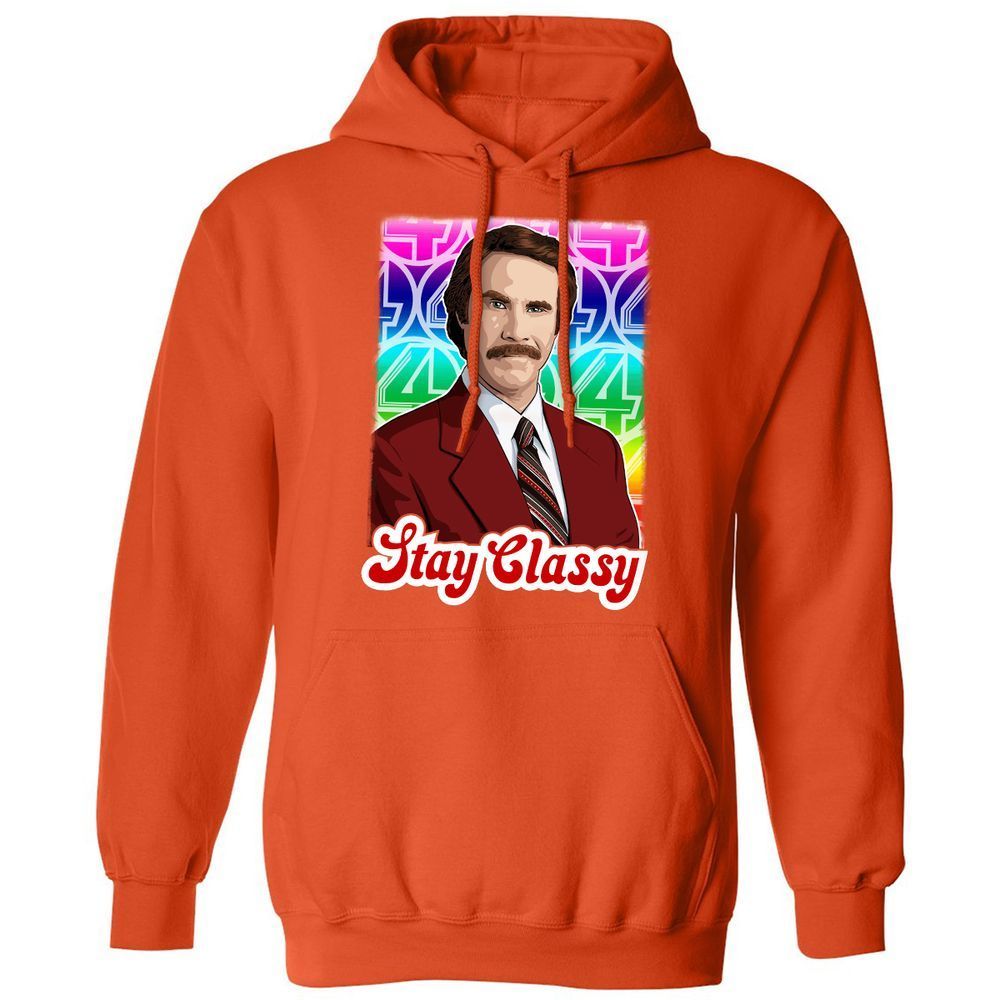 Classic Unisex Hoodie - XVA5S8A4 - Orange - 10