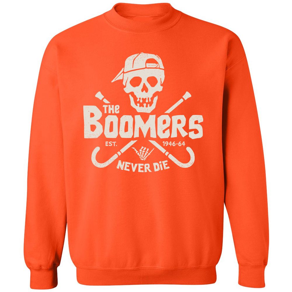 Classic Unisex Sweatshirt - RHAZ79Y9 - Orange - 10