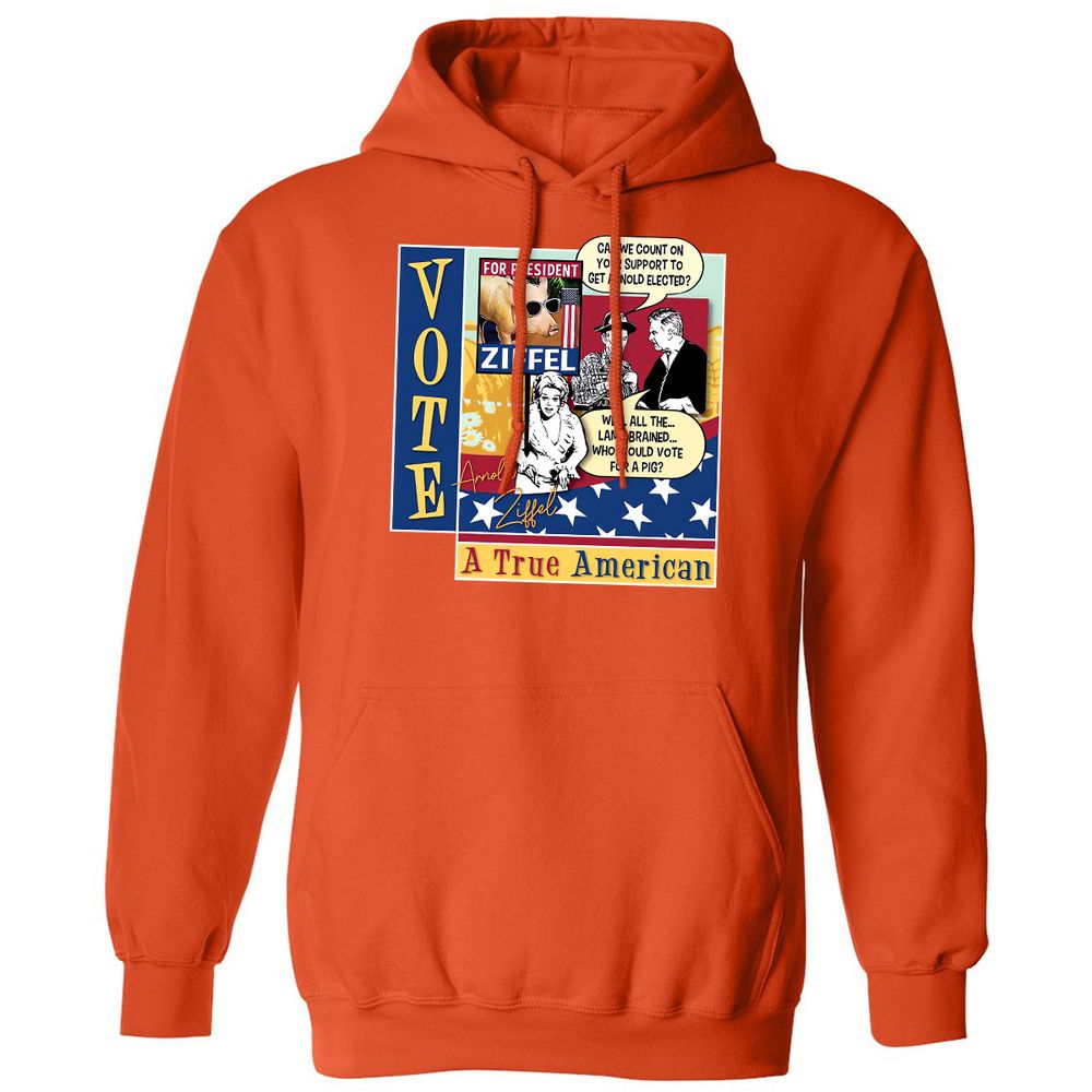 Classic Unisex Hoodie - QF4KY358 - Orange - 10