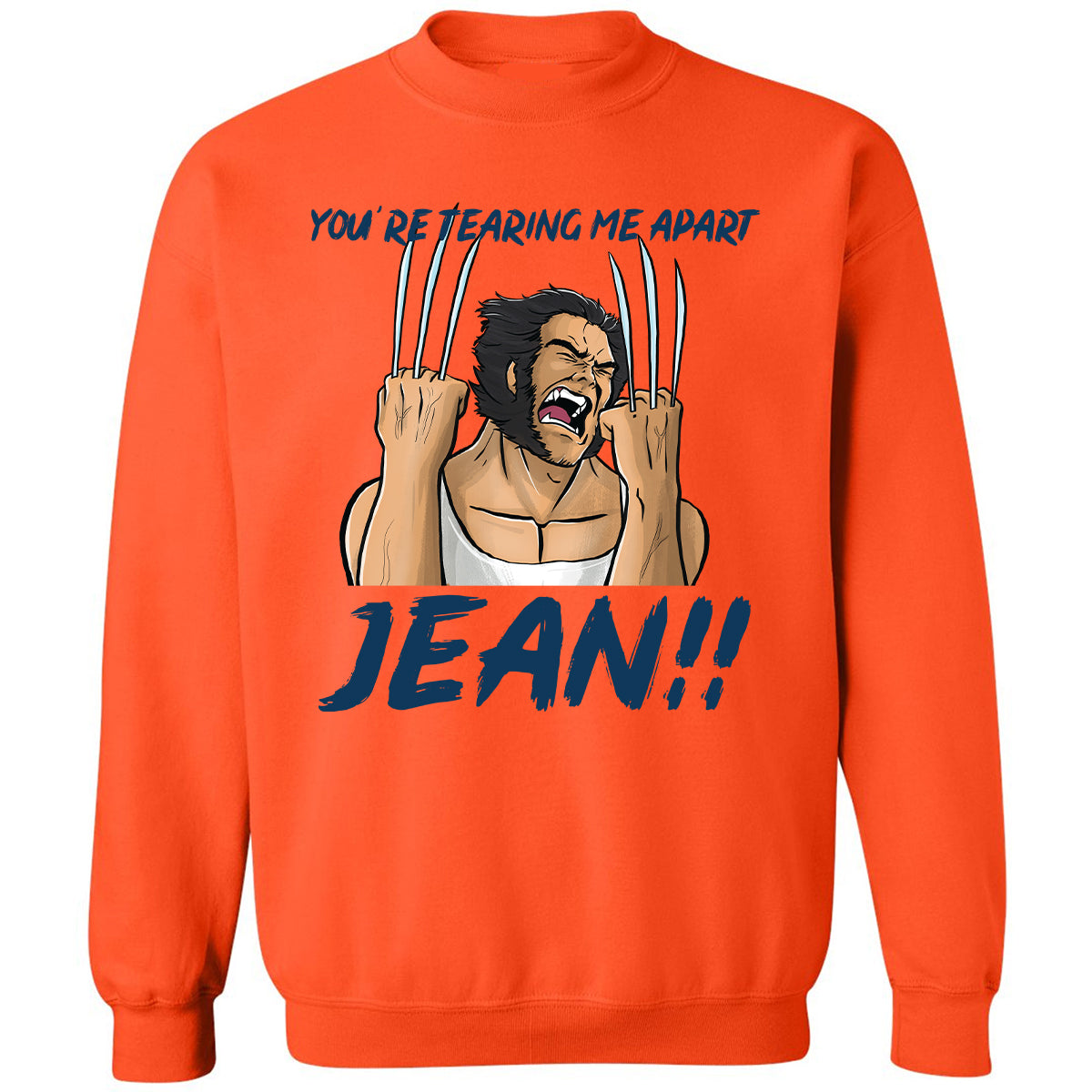 Classic Unisex Sweatshirt - JSCEJCDT - Orange - 10