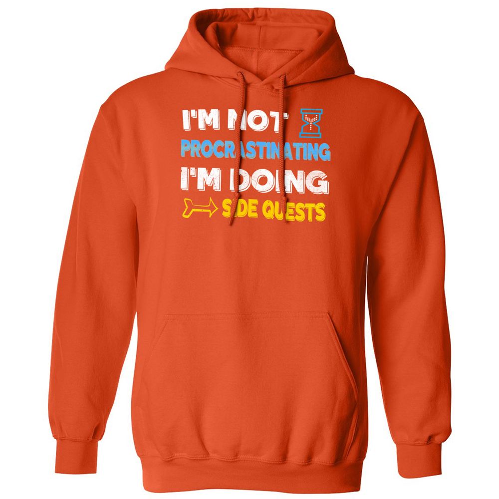 Classic Unisex Hoodie - CDP9GK4F - Orange - 10