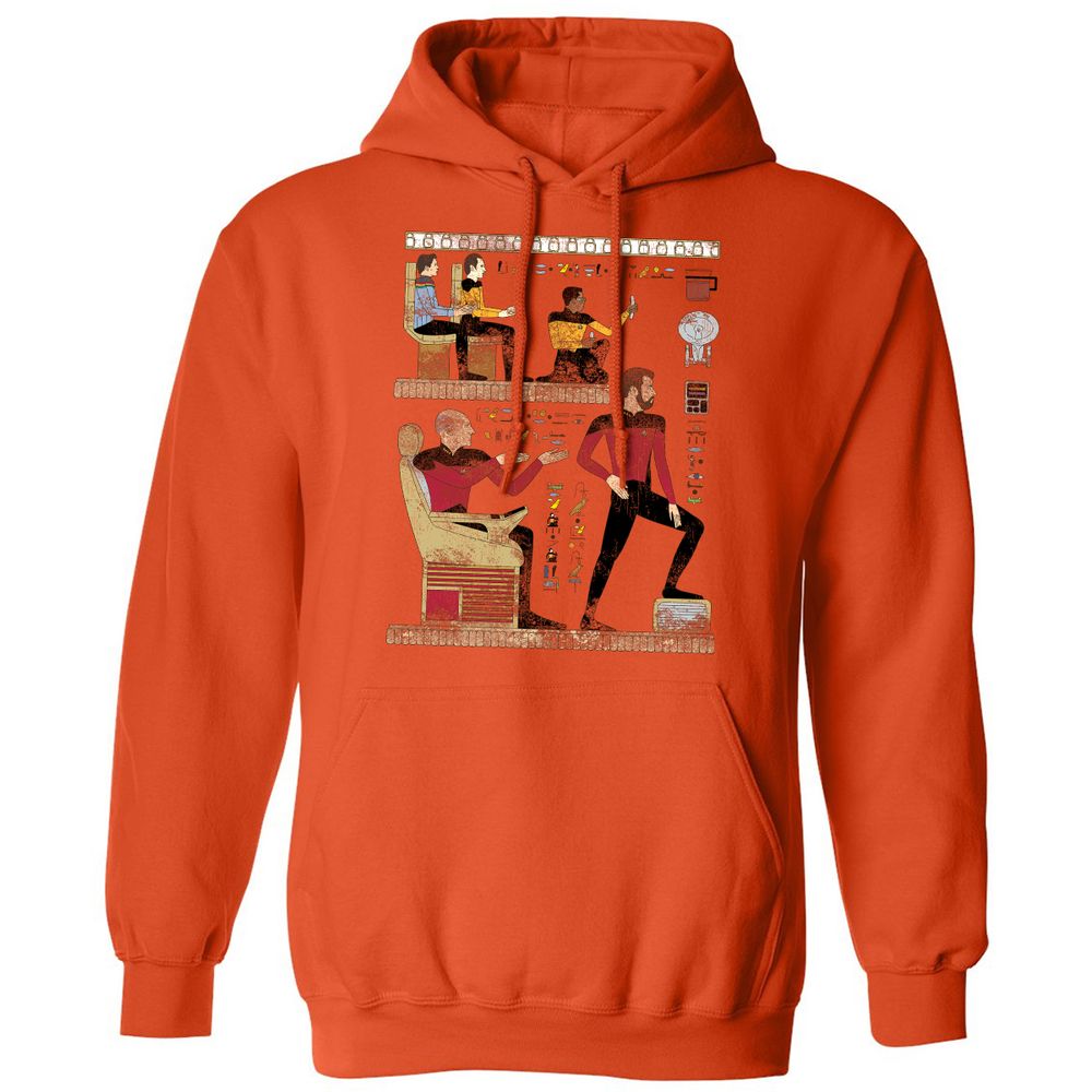 Classic Unisex Hoodie - NEBYR94L - Orange - 10