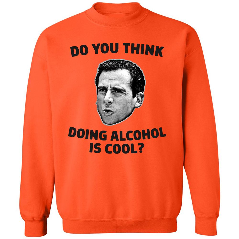 Classic Unisex Sweatshirt - JDEQAN5H - Orange - 10