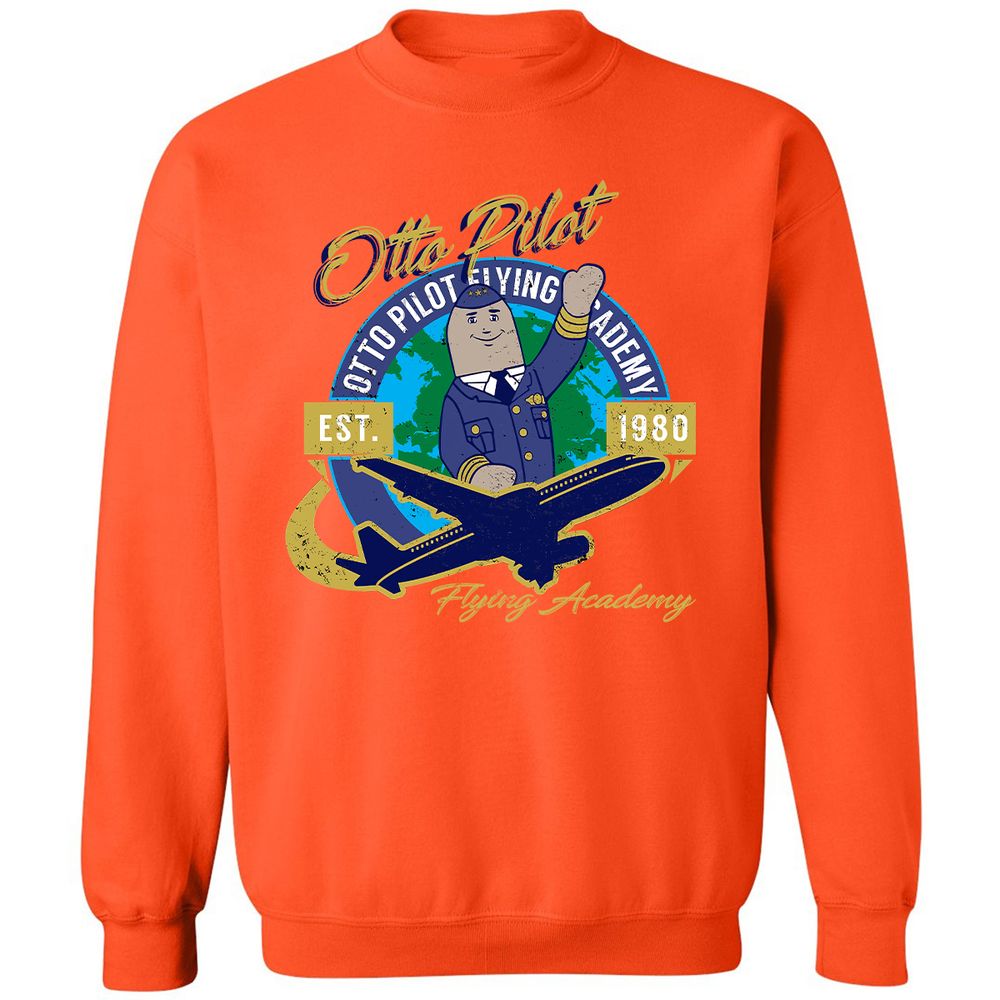 Classic Unisex Sweatshirt - R2XH1J18 - Orange - 10