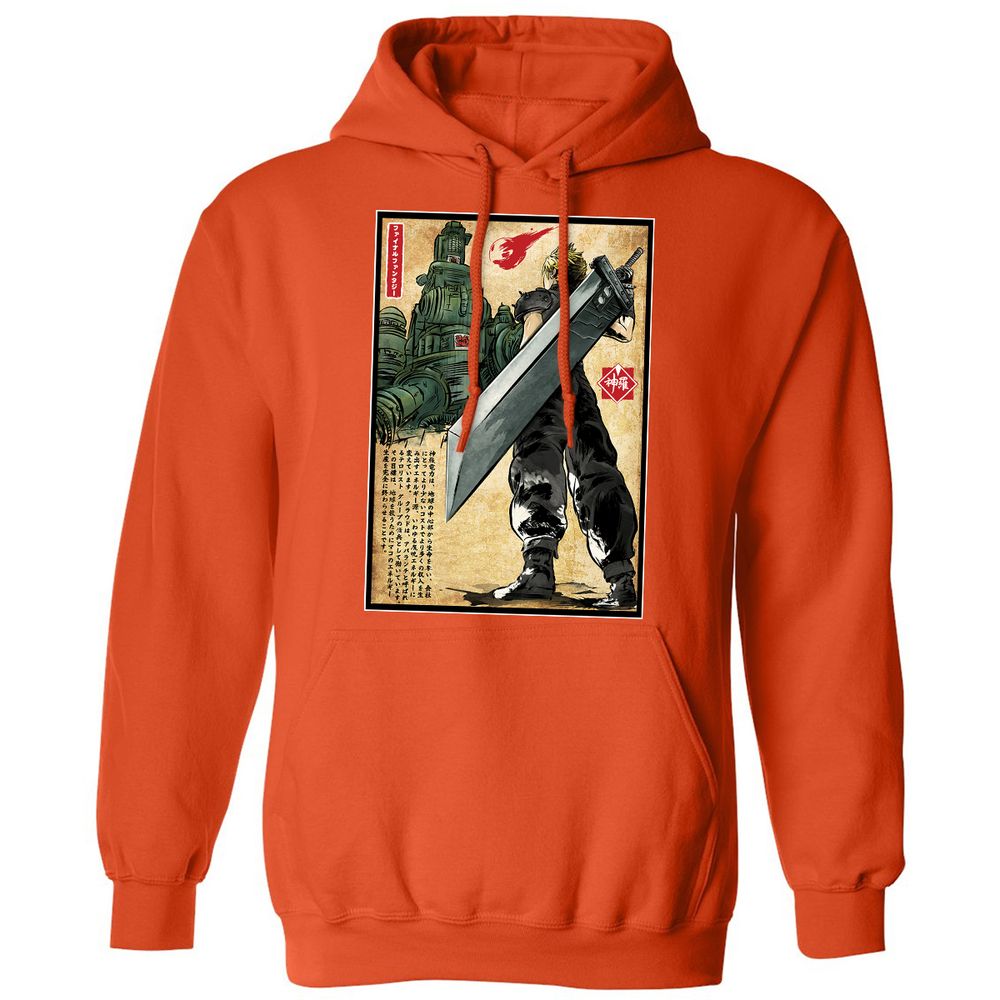 Classic Unisex Hoodie - 715AGZMX - Orange - 10
