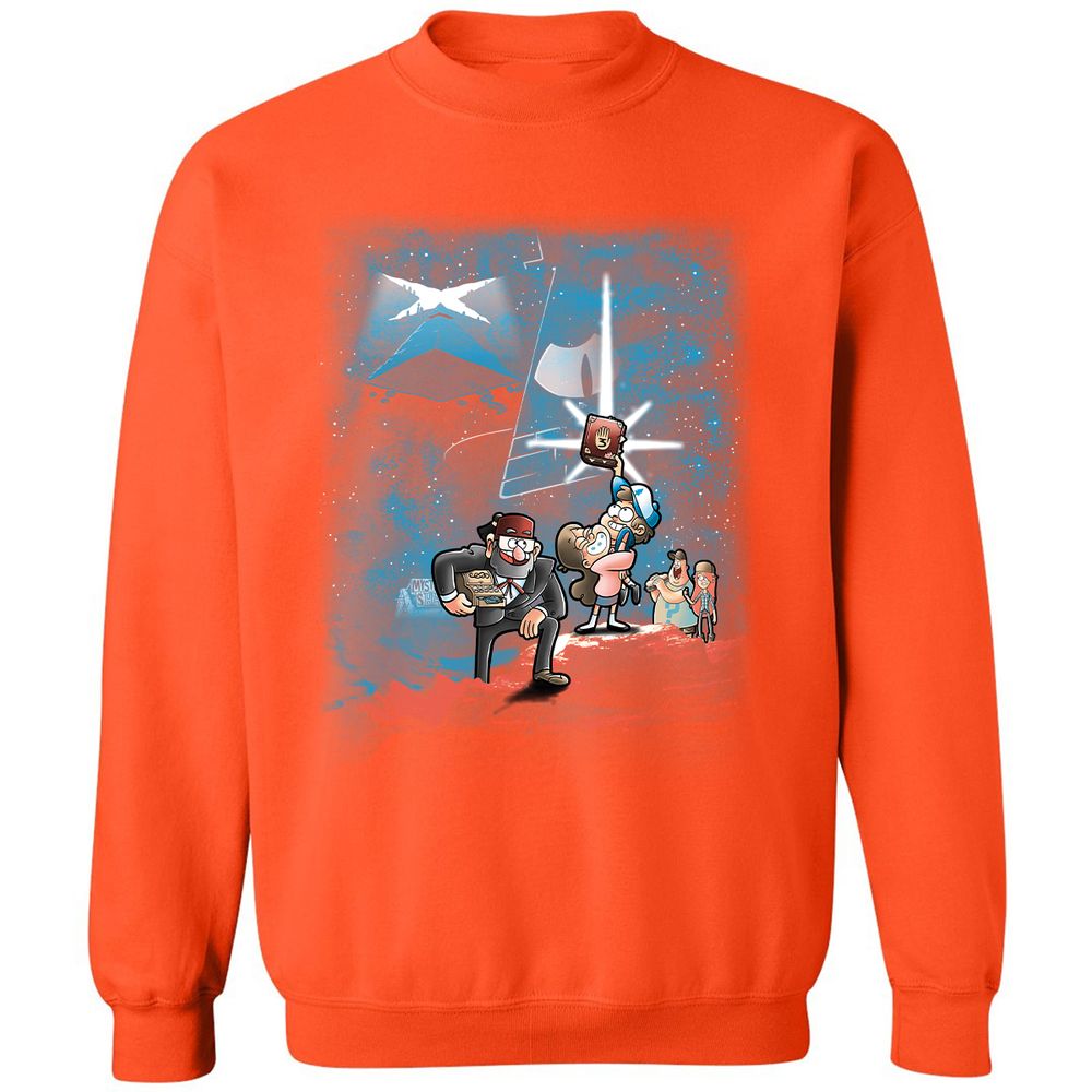 Classic Unisex Sweatshirt - FKL7R4KE - Orange - 10