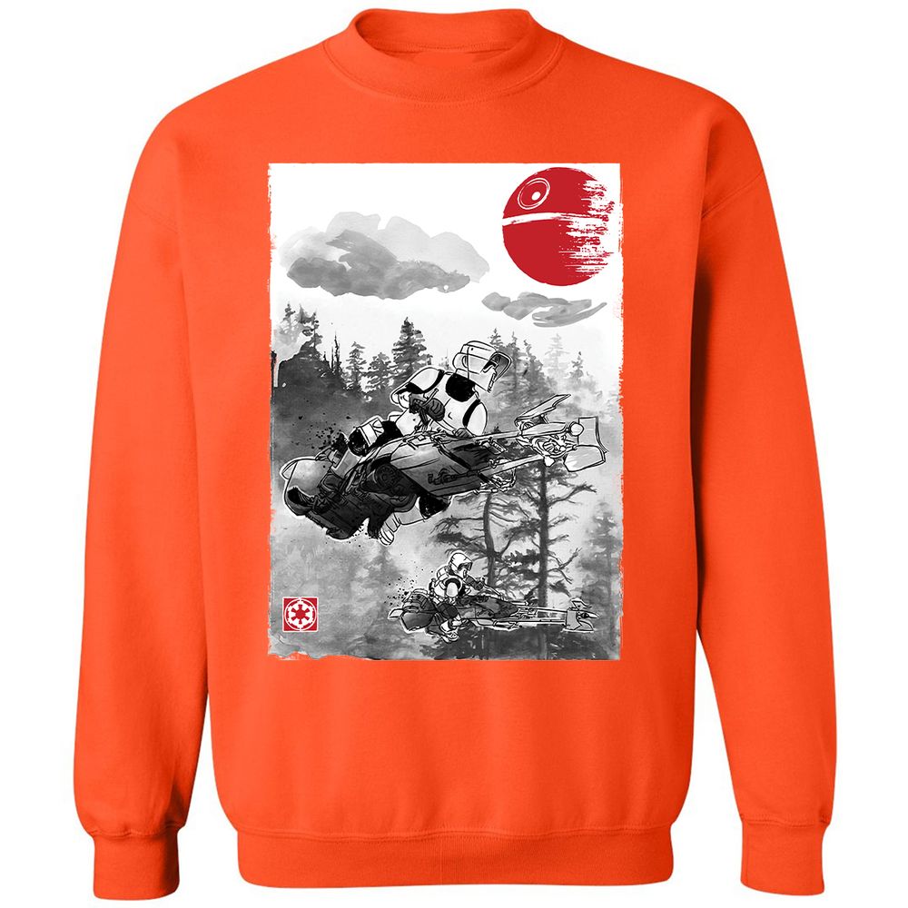 Classic Unisex Sweatshirt - X7QFK66J - Orange - 10
