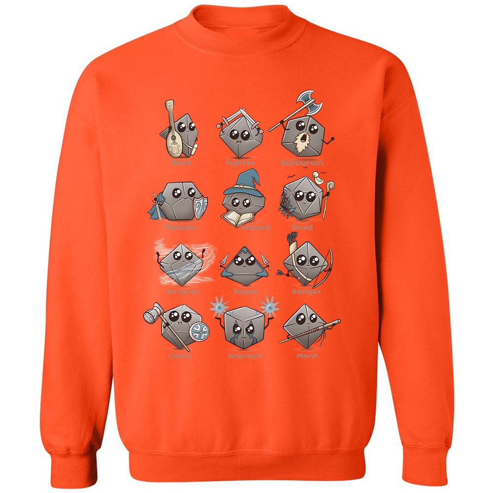 Classic Unisex Sweatshirt - 1UGNJBJL - Orange - 10