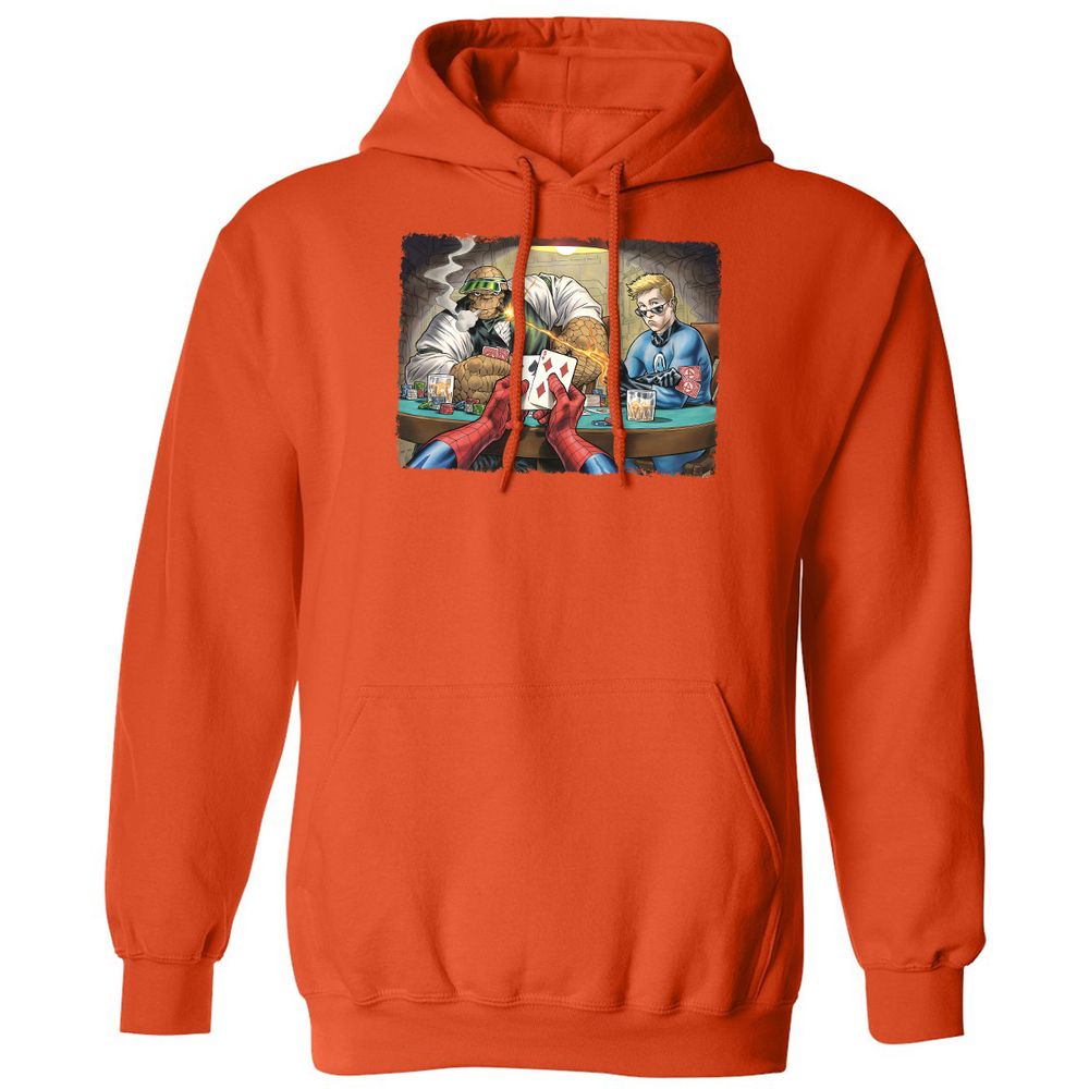 Classic Unisex Hoodie - KHMPGM72 - Orange - 10