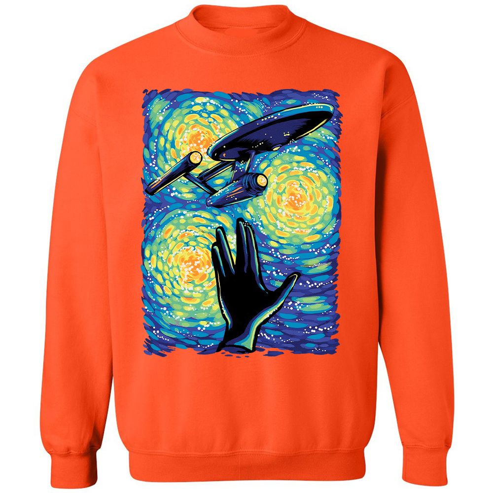 Classic Unisex Sweatshirt - CTHE73J7 - Orange - 10